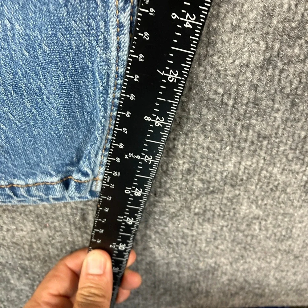 Levi's 505‎ Jeans Mens W36 L30 Straight Fit Light Wash Distressed Denim Pants